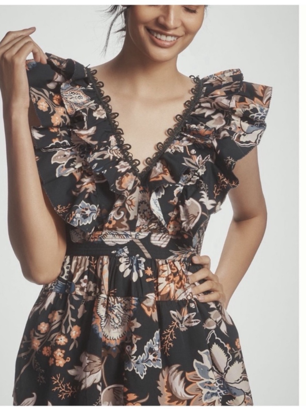 NWT Anthropologie Sleeveless Ruffled A-Line
Mini Dress, M - Picture 6 of 15